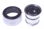 Robot Schneider Tele-xenar 75MM 3.8 Lens W/ Hood. Fixed Price $196.00.