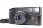EXC+5 Olympus AZ-1 Zoom 35MM Film Point And Shoot Camera Black From Japan. Fixed Price $80.00.