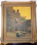 Antique R.h. Taylor Gouache Watercolor Painting Early 20TH 1925 Signed Framed. Fixed Price $750.00.