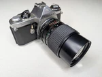 Pentax Camera Film Slr W/ Jc Penney 135MM Telephoto F.2.8 Lens Tested Works. Fixed Price $29.99.