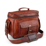 Biggest Genuine Leather Camera Bag, Carry Case For Nikon Canon Lens Accessories. Fixed Price $59.71.