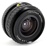 Asahi Takumar Bayonet 28MM F/2.8 Pentax Mount With Lens Caps. Fixed Price $49.99.