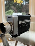 Nikon Super Zoom Movie Camera 8.8-45MM F/1.8 Nikkor Lens Made In Japan. Fixed Price $125.00.