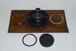 Voigtlander Heliar Lens 4.5/15CM Compur Shutter Large Format #601059. Fixed Price $359.00.