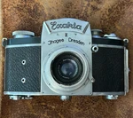 Vintage Exakta Ii Ihagee Dresden 35MM Camera Tessar 1:3.5 Carl Zeiss Lens Frship. Fixed Price $75.00.