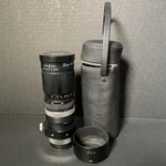 Sun Auto Tele-zoom 85-210MM F4.8 Lens With Caps, Hood & Case. Fixed Price $19.49.