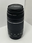 Canon Camera 75-300MM Lens 1:4-5.6 Iii Ef Eos Zoom With Caps Excellent. Fixed Price $55.99.