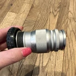 Ernst Leitz Wetzlar Elmar 9CM F/4 Telephoto Aluminum Camera Lens. Fixed Price $200.00.