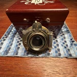 Vintage Bausch & Lomb Rapid Rectilinear Lens Eastman Kodak Ball Bearing Shutter. Fixed Price $50.00.