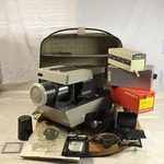 Rollei 11 Universal Slide Projector 35MM & 6X6 Medium Format W/heidosmat 150MM. Fixed Price $349.99.