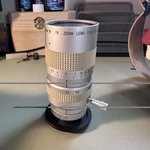 Sony Tv Zoom Lens 1:1.8 F12.5-75MM With Mount Adapter Excellent Condition. Fixed Price $129.00.