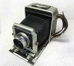 Graflex 4X5 Super Speed Graphic Film Camera W/ 135MM F4.5 Rodenstock Optar Lens. Fixed Price $279.95.