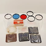 Lot Of 6 Lens Filters Cases 52 55 Mm Kalt Osawa Vivatar Red Blue Haze Skylight. Fixed Price $29.95.
