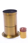 Unmarked Hermagis? Antique Brass Lens 210MM 8X10 Lf Camera Waterhouse Slot. Fixed Price $386.23.