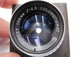 Elgeet 135MM F4.5 Colorstigmat Enlarger Enlarging Lens W/ 2.5"X Board. Fixed Price $39.95.