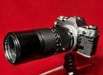 Canon AE-1 35MM Slr Film Camera + Fd 80-200MM F/4 Zoom Lens. Fixed Price $185.00.