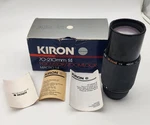 Kiron 70-210MM F/4 Macro 1:4 Mc Zoomlock Kino Precision Camera Lens Cib. Fixed Price $39.99.