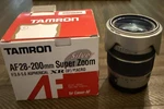 Tamron Af 28-200MM F/3.8-5.6 Xr If Macro Lens Canon Ef W/ Box Tested. Fixed Price $79.97.