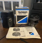 Nos Tamron Adaptall Mount System Camera Lens 24MM F/2.5 01-B Japan. Fixed Price $75.00.