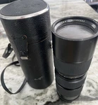 Braun Telezoom #164495 Camera Lens 1:4 85-205MM Black With Case. Fixed Price $16.95.