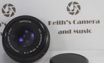 Minolta Md Rokkor-x 45MM F2 Pancake Lens Makes Great Pix Has Minor Issues Read. Fixed Price $39.00.