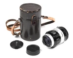 Nikkor-q Nippon Kogaku Auto 135MM F/3.5 Prime Lens In Case, Front Rear Cap. Fixed Price $56.95.