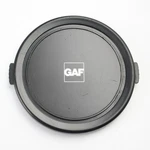 Gaf 58MM Black/silver Plastic Snap-on Front Lens Cap. Fixed Price $11.99.