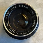 Tokyo Kogaku Japan Uv Topcor 35MM F/3.5 Vintage Camera Lens. Fixed Price $24.95.