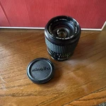 Minolta Mc W. Rokkor-si 28MM F/2.5 Wide Angle Aluminum Vintage Camera Lens. Fixed Price $70.00.