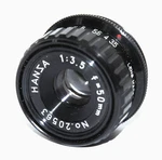 Hansa 50MM F/3.5 Enlarger Lens Without Locking Ring NO.20563. Clean & Clear. Fixed Price $14.77.