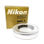 Nikon Close-up Attachment (lens) NO.1 (1.5 Dipoter) 52MM W/ Box & CP-4 Case. Fixed Price $12.95.