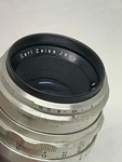 Carl Zeiss Jena Tessar 2.8/80 Standard Aluminum 80MM F/2.8 Camera Lens Red. Fixed Price $125.00.