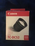 Canon Tele-converter TC-DC52 2.4X Teleconverter Lens Powershot Digital Cameras. Fixed Price $37.98.