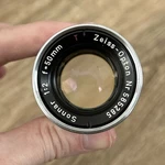 Carl Zeiss Opton 5CM 50MM F2 Sonnar Camera Lens Contax Rf Coated. Fixed Price $145.50.