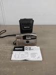Pentax PC-33 35MM Point & Shoot Film Camera 30MM Lens Silver Black With Case. Fixed Price $19.16.