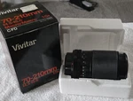 Vivitar 70-210MM F/4.5 Telephoto Zoom Lens For Canon Fd Mount Slr Film Camera. Fixed Price $30.00.