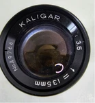 Rare Vintage Kaligar Camera Lens 135MM F/3.5 - Black Untested. Fixed Price $16.00.