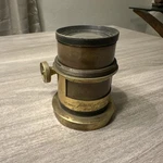 J.h Dallmeyer 12X10 Rapid Rectilinear Brass Lens Made London. Fixed Price $399.95.