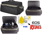 Vivitar RGC-12 Pro Digital Dslr Case Bag For Canon Eos Rebel T5 T6 T7 T3 5D 6D. Fixed Price $88.78.