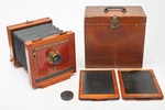 Scoville Waterbury 4.25X5.5 (4X5) Half Plate Camera+holders+j.w Queen Lens++rare. Fixed Price $499.95.