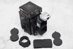 Yashica Mat 124 635 Em Lm Single Dual Lens Shade Cap (no Camera/meter/filtr). Fixed Price $49.00.