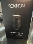 Rokinon 35-150MM F2.0-2.8 Full Frame Zoom Lens For Sony (IO35150AFZ-E). Fixed Price $929.00.