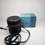 Soligor Leather Lens Case Model 20 Black 3.5". Fixed Price $20.00.