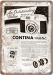1959 Zeissikon Vintage Film Camera Advertisement Retro Look Metal Sign C1870. Fixed Price $36.95.