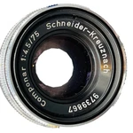 Schneider Optik Kreuznach Camera Lens Componar 1:4,5/75 Photography Germany. Fixed Price $27.88.