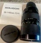 Soligor 35-140MM F/3.5 Mc Auto Zoom Macro Lens With Manual. Fixed Price $35.10.