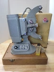 1950S Dejur 8MM Home Movie Projector Model #750 W/original Case Film Tested. Fixed Price $38.95.