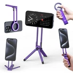 Ulanzi MA30 Magnetic Tripod Stand For Iphone-aluminium Maglock Purple. Fixed Price $49.64.