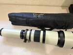 Vivitar MZ-5000 650-1300MM F/8-16 Manual Focus Canon Eos Zoom Lens W Soft Case. Fixed Price $55.00.
