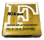 Nikon Close-up Attachment NO.2 (3.0 Diopter) Nos W/ Box & Case Japan. Fixed Price $39.99.